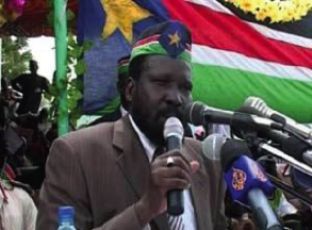 رئيس جمهورية جنوب السودان سلفا كير ميارديت