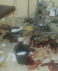 آثار الإعتداء على قسم الطوارئ بمستشفى أمدرمان ـ السبت 24 سبتمبر 2016