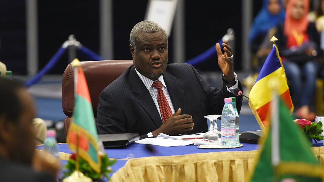 رئيس مفوضية الاتحاد الأفريقي موسى فكي ـ وكالات