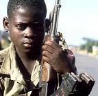 a LRA child soldier