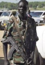 A SPLA soldier