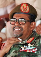 Sudanese president Omar Hassan Al-Bashir