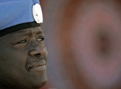 General Martin Luther Agwai, Force Commander of the United Nations-African Union Mission in Darfur (UNAMID) (AFP)