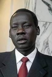 Sudanese Foreign Minister Deng Alor