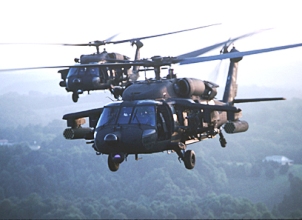 US MH-60L Defensive Armed Penetrators (DAPs) on training flight (photo specialoperations.com)