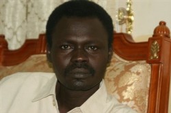 Former Darfur rebel leader Minni Minnawi in his house in Khartoum, the Sudanese capital (AP)