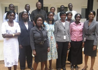 World Bank trainees and instructors in Juba
