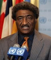 Sudanese ambassador at the United Nations (UN) Abdel-Mahmood Abdel-Haleem (AP)