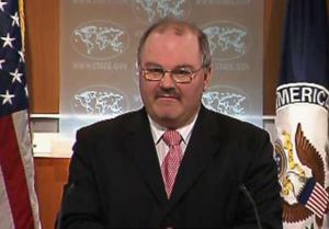 Acting Deputy US State department spokesman Gordon Duguid at a press briefing in Washington March 4, 2009