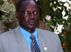 South Sudan's information minister Michael Makuei Lueth, October 14, 2008 (ST/File)