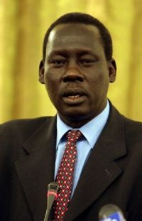 Sudan's FM Deng Alor