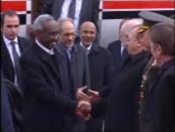 TV footage showing Sudanese 2nd Vice president Ali Osman Taha upon his arrival in Turkey