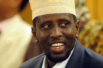 The newly elected president of Somalia Sheikh Sharif Sheikh Ahmed (AFP)