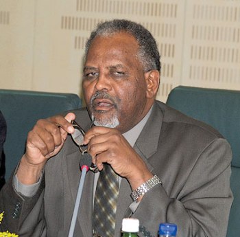 Sudan's central bank governor Saber al-Hassan