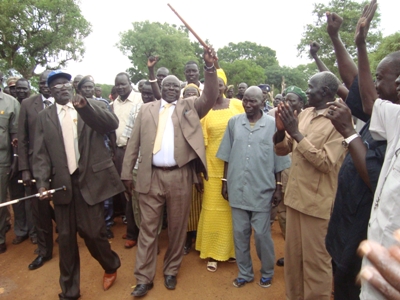 New_and_old_commisioner_of_Rumbek_East_June2009.jpg