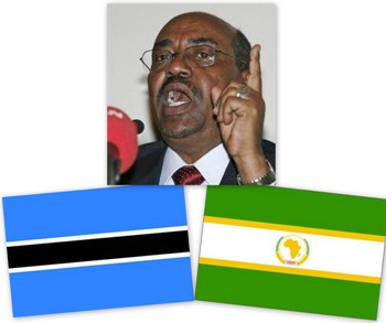 Sudanese president Ome Hassan Al-Bashir