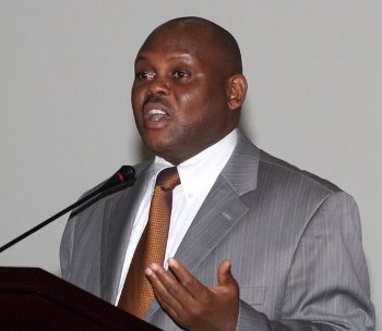 Isaac Musumba, Ugandan East Africa and Regional Affairs Minister (Hannington)