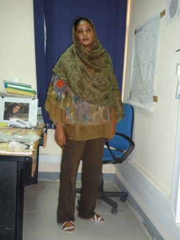 Photo showing Lubna Hussein’s clothing when arrested by Public Order Police