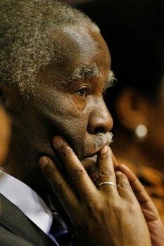 Former South African president and head of the African Union panel on Darfur Thabo Mbeki (AP)