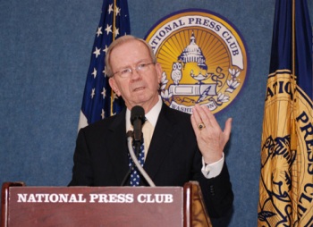 Robert McFarlane, former US former National Security Advisor to President Ronald Reagan (The National Press Club website)