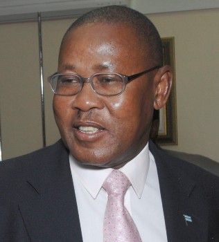 Botswana Vice president Mompati Merafhe