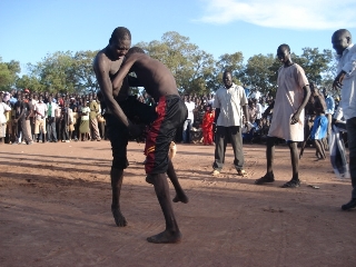 wrestling in Rumbek  (M. Mayom)