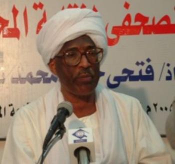 Fathi Khalil the head of the Sudanese bar association (Sudanese Media Center)