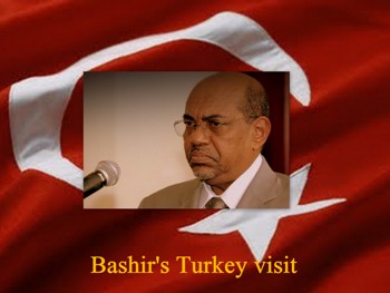 Sudanese president Omer Hassan Al-Bashir visits Turkey