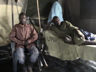 The two LRA surrenered members (photo Richard Ruati)
