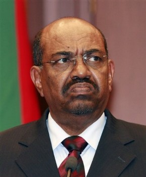 FILE - In this Jan. 21, 2008 file photo, Sudan's President Omar al-Bashir seen during a news conference with his Turkish counterpart Abdullah Gul, not pictured, in Ankara, Turkey (AP)