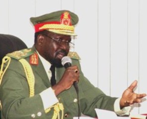 Gen. Salva Kiir Mayadrit, Sudan's FVP and President of S. Sudan government