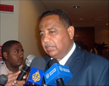 The political Secretary of the National Congress Party Ibrahim Ghandour (Al-Jazeera)