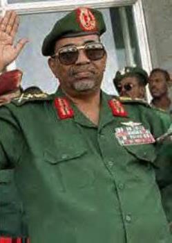 Sudanese president Omer Hassan Al-Bashir