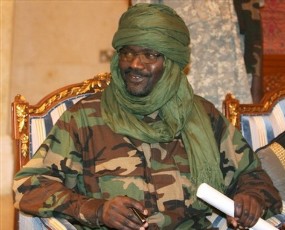 FILE - Justice and Equality Movement(JEM) leader Dr. Khalil Ibrahim, during the Darfur Peace Talks, in Doha, Qatar (AP)