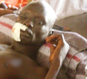A victim of Wangulei clashes in Bor Hospital (by Philip Thon ST)