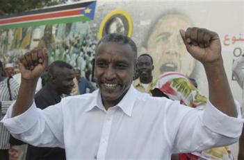 Sudan People's Liberation Movement (SPLM) presidential candidate Yasir Arman (Reuters)