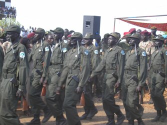 Southern Sudan police parade (file/ST)