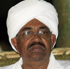 Sudanese president Omer Hassan Al-Bashir