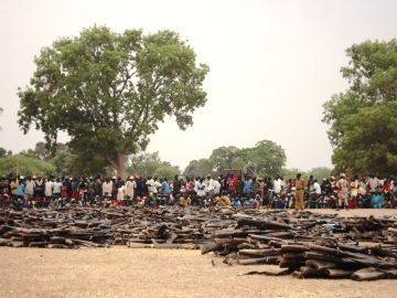 Arms retrieved during a 2007  disarmament campaign (ST)