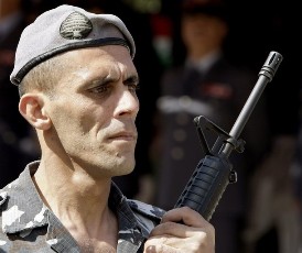 A member of the Lebanese Internal Security Forces (AFP)