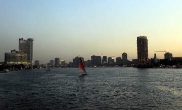 A general view of the River Nile in downtown Cairo (AFP)