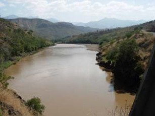 Gibe III dam site (International Rivers)