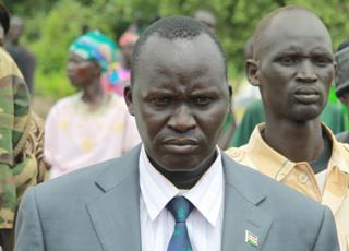 Commissioner of Rumbek Central County Lakes state Matur Majok Magol (ST,Manyang Mayom)