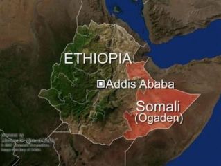 Ethiopia map showing Ogaden region (Reuters)