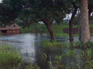 Flood affected house in Aweil (ST)