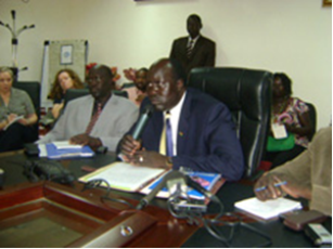 James Kok Ruei – South Sudan’s Minister of Humanitarian Affairs and Disaster Management (ST)