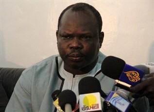 Secretary-general of the Sudan People’s Liberation Movement (SPLM), Pagan Amum (AP)
