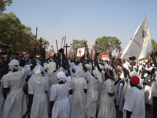 Church laders in Rumbek Freedom Square Lakes state, South Sudan, 24 Oct. 2010 (ST)