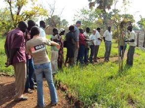 GTZ receive MRE at MG mine/uxo recognition Gzrden in Yei 2010 in June 2010 (photo MAG)