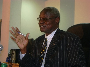 Justice Chan Reec Madut, the Chairperson of South Sudan Referendum Bureau (SSRB)